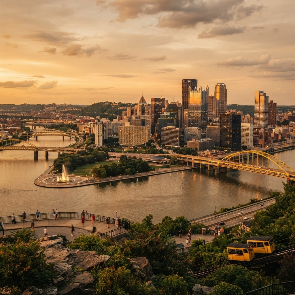Downtown Pittsburgh, Pennsylvania skyline